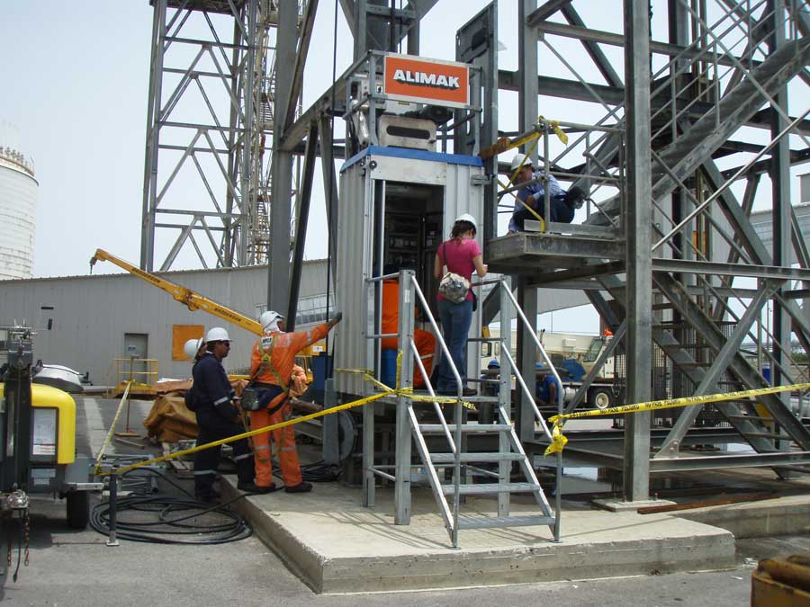 INSTALACION DE ASCENSORES ALIMAK VENEZUELA HEKCA